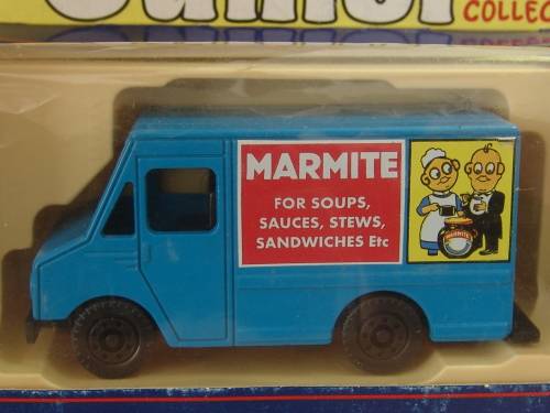 Lledo Junior collectable die cast scale model cars, Marmite Truck, 1:64 - mint in box