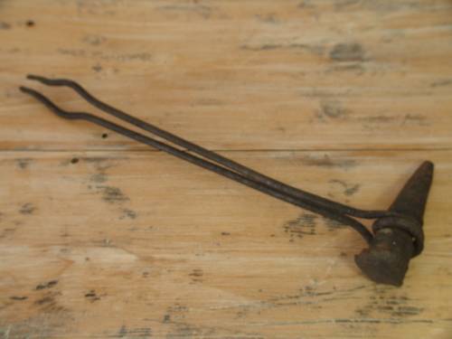 Large heavy metal Blacksmith's tool. 53cm x 17cm