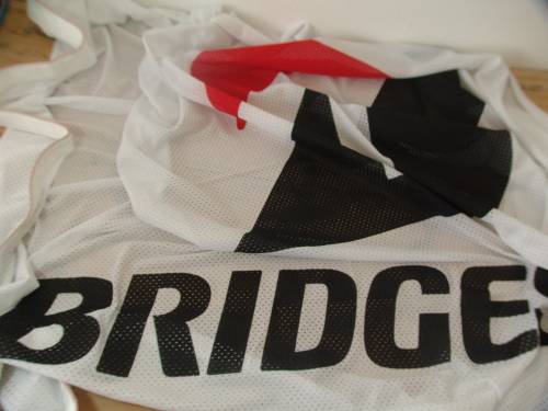 Collectable large Bridgestone Flag, 1,2m x 1,6m, mint condition