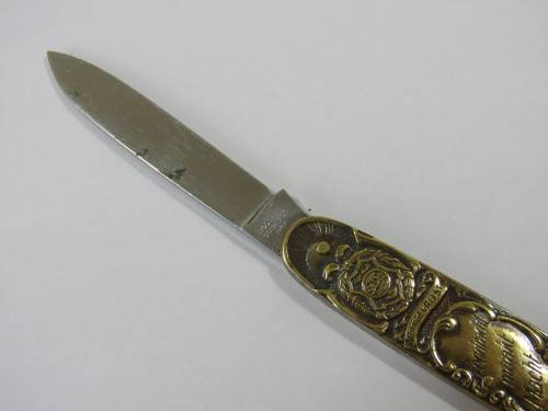 Kruger, De Wet Boer war pocket Knife, OVS and Transvaal, excellent condition
