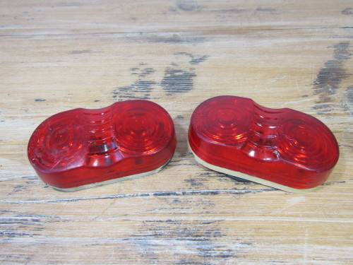 Set of two old rear lights