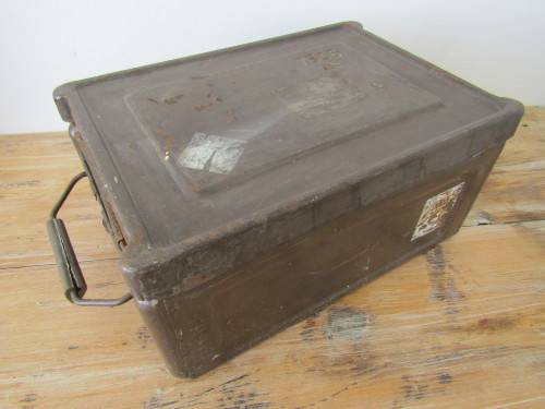 Old SADF metal Ammunition Box, 42cm x 28cm x 20cm - others available