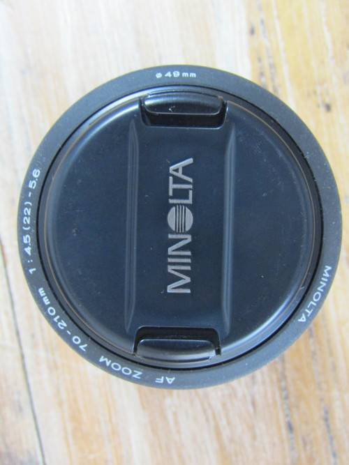 Vintage Minolta Dynax 500si Super Camera with 5400xi Flash, Macro zoom Lens,AF70-210 Lens and extras
