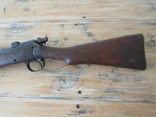 Antique original 1909 LSA & Co. Rifle, original markings, disarmed, excellent condition, 1m long