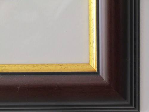 Original Vangani Itai mixed media on paper framed painting, 28cm x 41cm, excell investment (R4000)