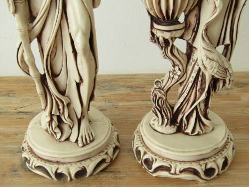 Pair of large Oriental Figurines, 48cm tall, excellent condition