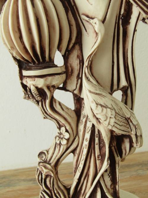 Pair of large Oriental Figurines, 48cm tall, excellent condition