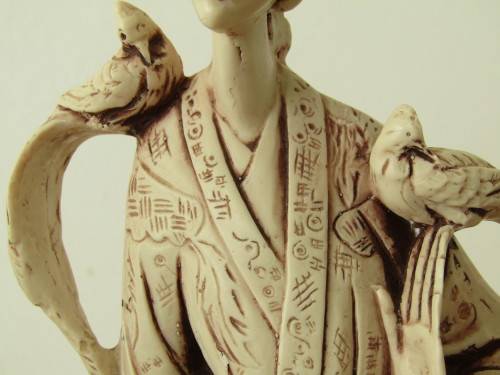 Pair of large Oriental Figurines, 48cm tall, excellent condition