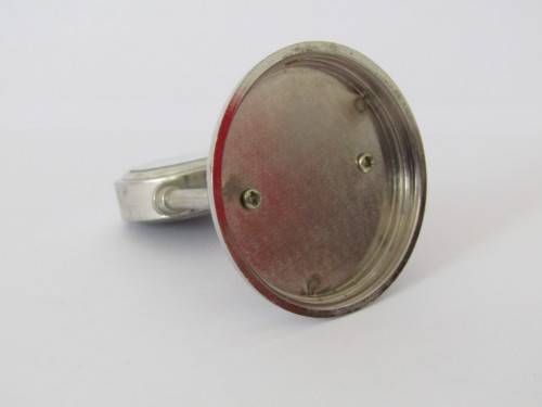 Vintage miniature Quartz desk clock, metal construction, 6cm high - others available