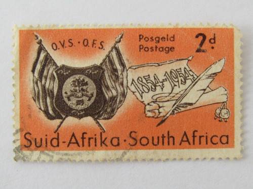 O.V.S O.F.S 2d 1854 - 1954 Stamp,  ***No reserve Stamp auction Now On***