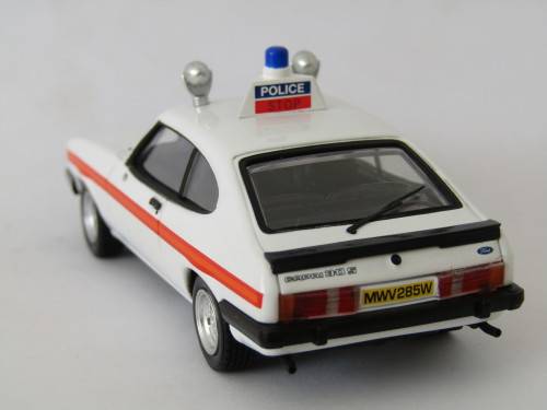Collectable metal die cast scale model, Vanguards Police series, Ford Capri 3.0 S, mint in box