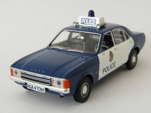 Collectable metal die cast scale model, Vanguards Police, Ford Consul, mint in box