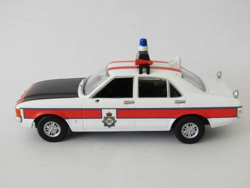 Collectable metal die cast scale model, Vanguards Police series, Ford Granada, mint in box