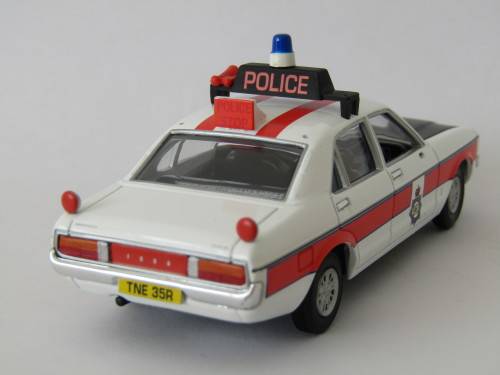 Collectable metal die cast scale model, Vanguards Police series, Ford Granada, mint in box