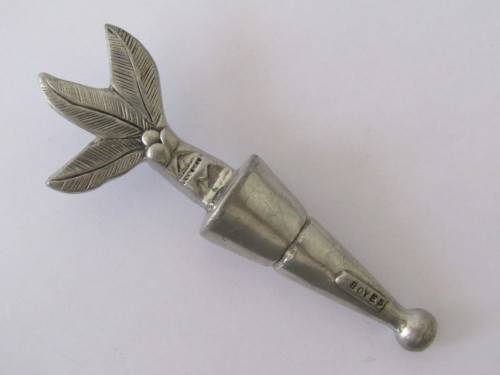 Vintage original art deco Carrol Boyes bottle Stopper, excellent condition, 11.5cm