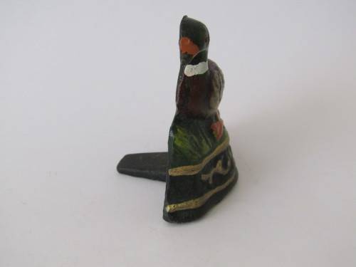 Vintage cast iron Door Stop in the shape of a Duck, 8cm, excellent condition