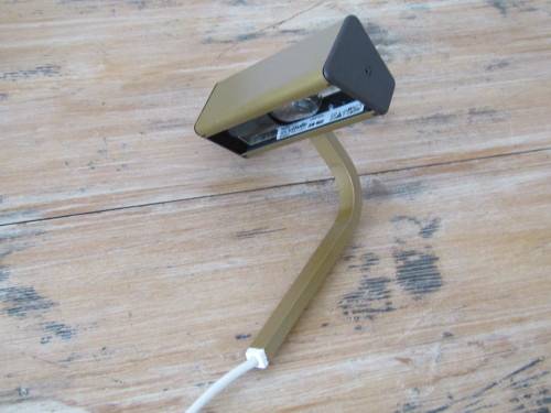 Vintage metal Picture Light, fits to the back of the painting or wall, 14.5cm, excellent and working