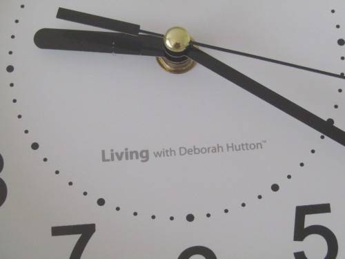 Quartz brushed alluminium Wall Clock, 20cm diameter, excellent and working, 4 available