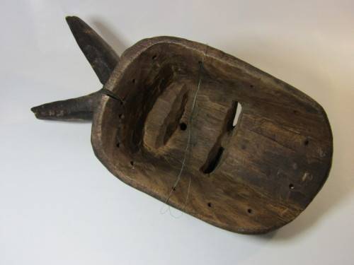 Very rare Antique wooden African Mask, 30cm x 16cm