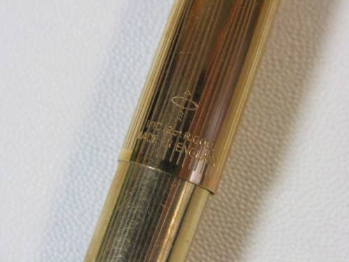 Vintage 1940's Cased Parker Fountain Pen, 12ct R. Gold, England, excellent condition