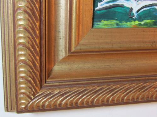 Original G Ihlenfeldt oil on board Painting with beautiful Frame, 51cm x 41cm, excellent condition