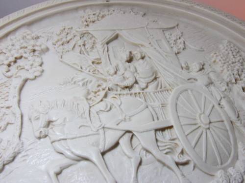 Oriental cast resin Figural Side Table, 45cm diameter x 52cm *No reserve auction NOW ON at Port no.5
