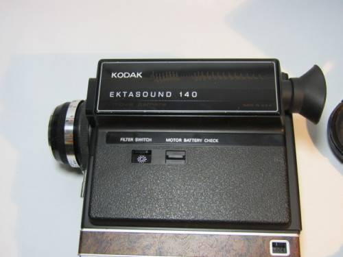 Vintage Kodak Ektasound 140 Movie Camera in original Case, incl. sealed Film