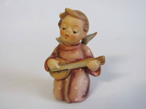 Original vintage 1951 Goebel Figurine "Angel Serenade" 214D, W. Germany, 8cm tall, like new