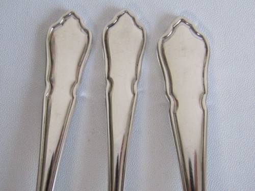 9 Piece vintage Hallmarked silverplated matching Cutlery, Sheffield England, Spoons and Forks