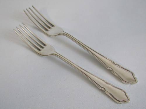 9 Piece vintage Hallmarked silverplated matching Cutlery, Sheffield England, Spoons and Forks