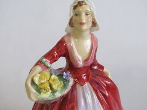 Original 1920 to 1939 Royal Doulton porcelain Figurine "Janet" HN1537, 16.5cm, perfect condition