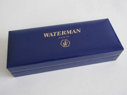 Original Waterman Fountain Pen in case "Sanlam" and a bottle of Sheaffer Ink, boxed, excellent cond.
