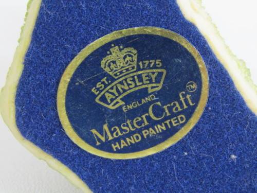 Lot of 4 collectable Animal figurines, Crown Staffordshire, Ansley and Teviotdale, excellent cond