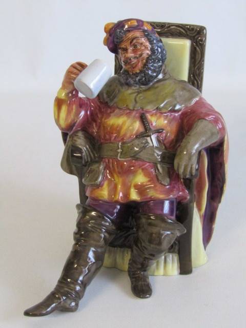 Vintage original 1954 Royal Doulton "The Foaming Quart" Figurine, HN2162, England, perfect, 13.5cm