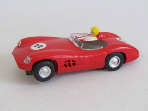 Vintage 90's - 00's release scale Model Slot Car, Scalextric Austin Martin DBR 1/300, original Box