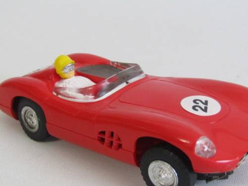 Vintage 90's - 00's release scale Model Slot Car, Scalextric Austin Martin DBR 1/300, original Box