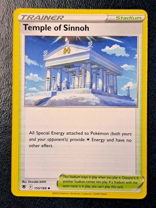 Pokemon Trading Cards - TRAINER - Temple of Sinnoh - 155/189 - Uncommon - Astral Radiance - NM