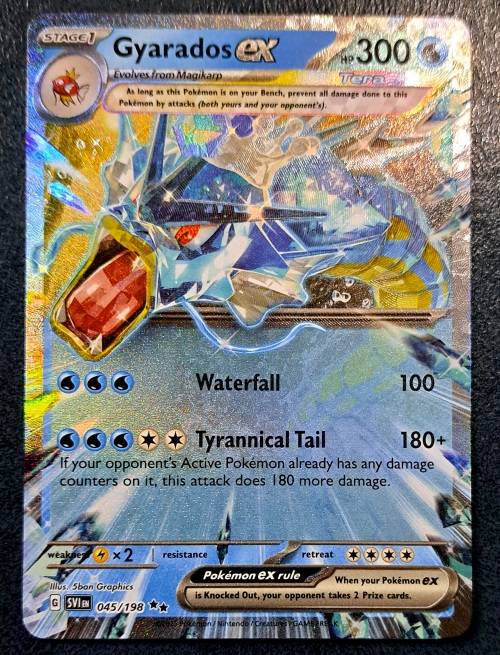 Pokemon Trading Cards - Gyarados ex - 045/198 - Ultra Rare  - Scarlet & Violet - NM