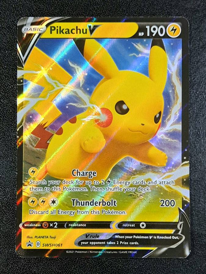 Pokemon Trading Cards - Pikachu V - SWSH061 - Promo NM
