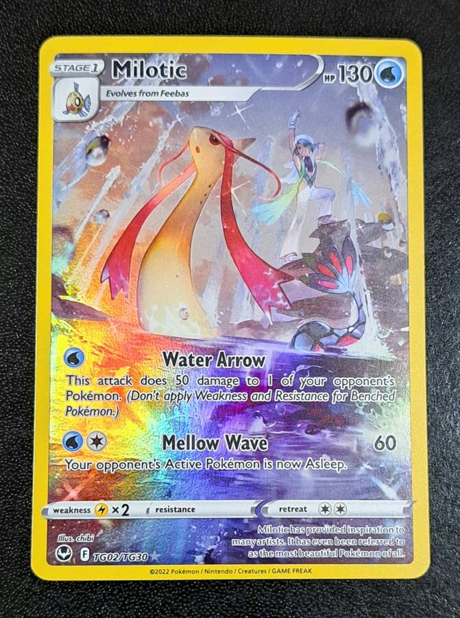 Pokemon Trading Cards - Milotic - TG02/TG30 - Holo Rare - Silver Tempest - (NM)