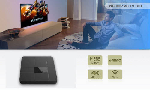 WeChip V8 S905W Android 7.1 TV Box & I8 Mini Keyboard