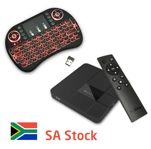 WeChip V8 S905W Android 7.1 TV Box & I8 Mini Keyboard
