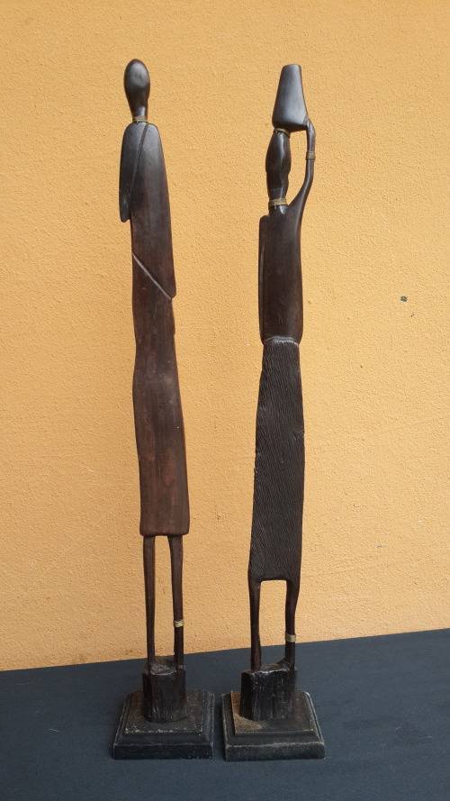 2 collectable Wooden figures
