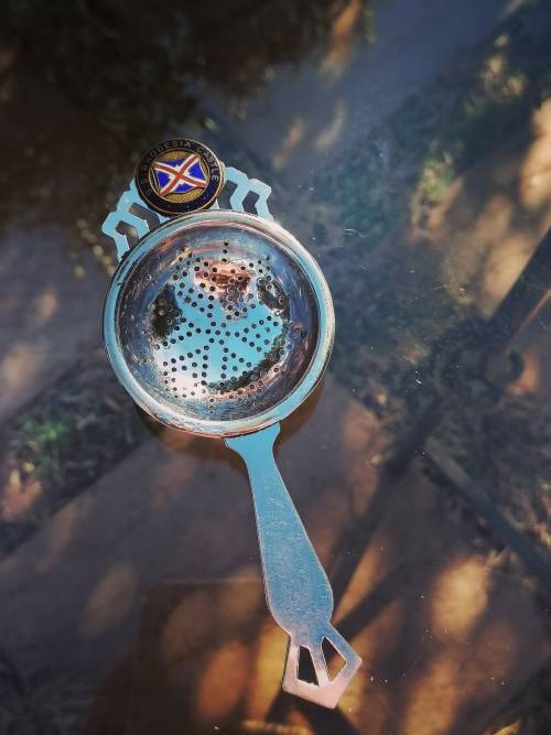 SS Rhodesia Castle Tea strainer