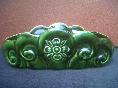 Old Green Lucia Vase