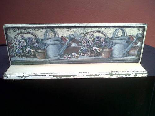 Beautiful Shabby Chic wall decal/shelf