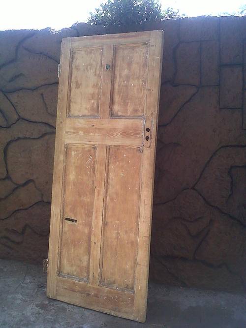 Old Oregon paneled door