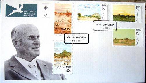 SWA:  Paintings by Adolph Jentsch FDC  1st May 1973