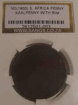 Z.A.R. KAALPENNIE of 1900 issued during the Anglo Boer War