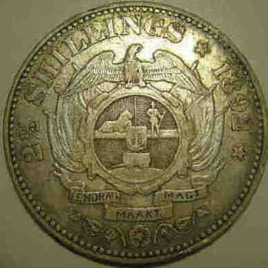 Paul Kruger Z.A.R. 1892 Half Crown (First Year issue of the 2/6/-)